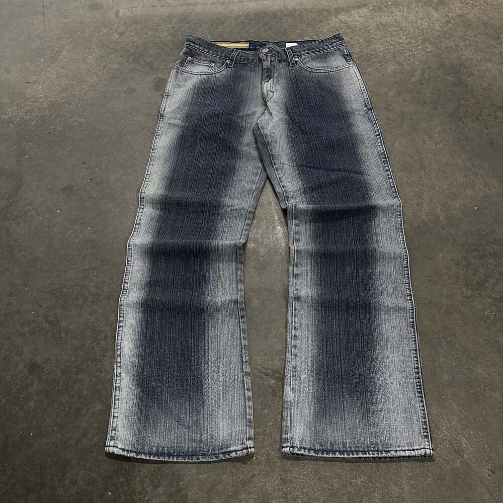 RARE Jean Paul Damage Vintage Factory Sample Gradient Wash Bootcut Archive Jeans
